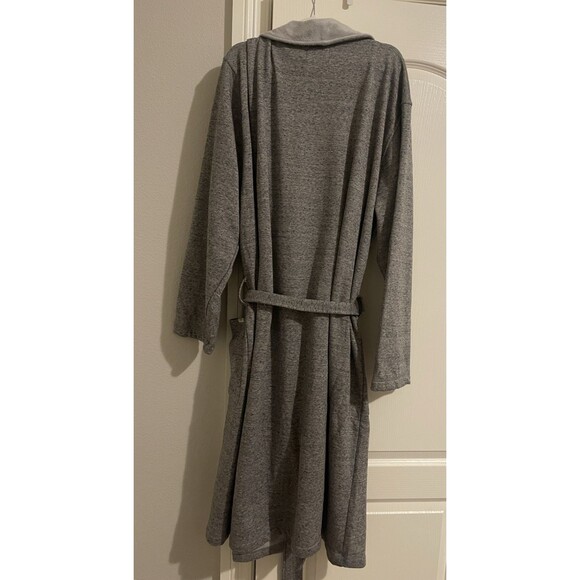 UGG‎ Robinson Men's Size L/XL Grey Heather Robe Cotton Fleece 1096932 NEW - Picture 7 of 9